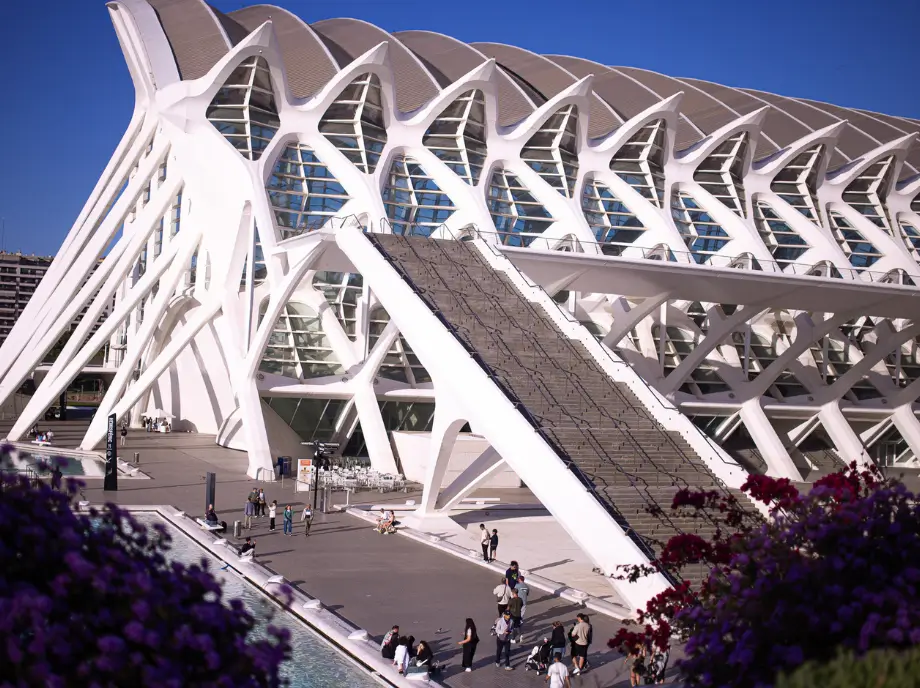 Futuristic architecture of the City of Arts and Sciences