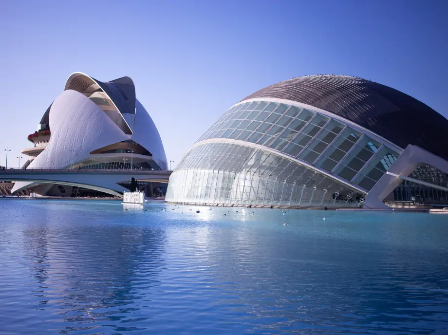 General view of the City of Arts and Sciences in Valencia