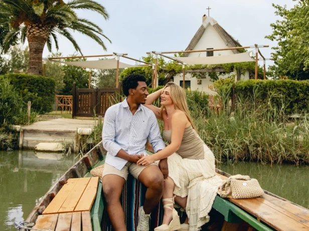 Couple en excursion dans l'Albufera