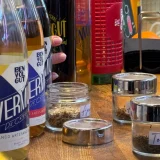 Tasting of artisan vermouths during the tour